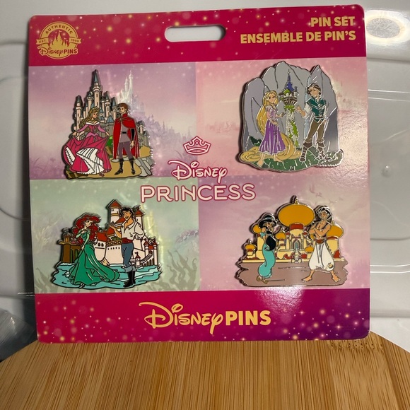 Disney Other - Disney Princess 4-Piece Pin Set